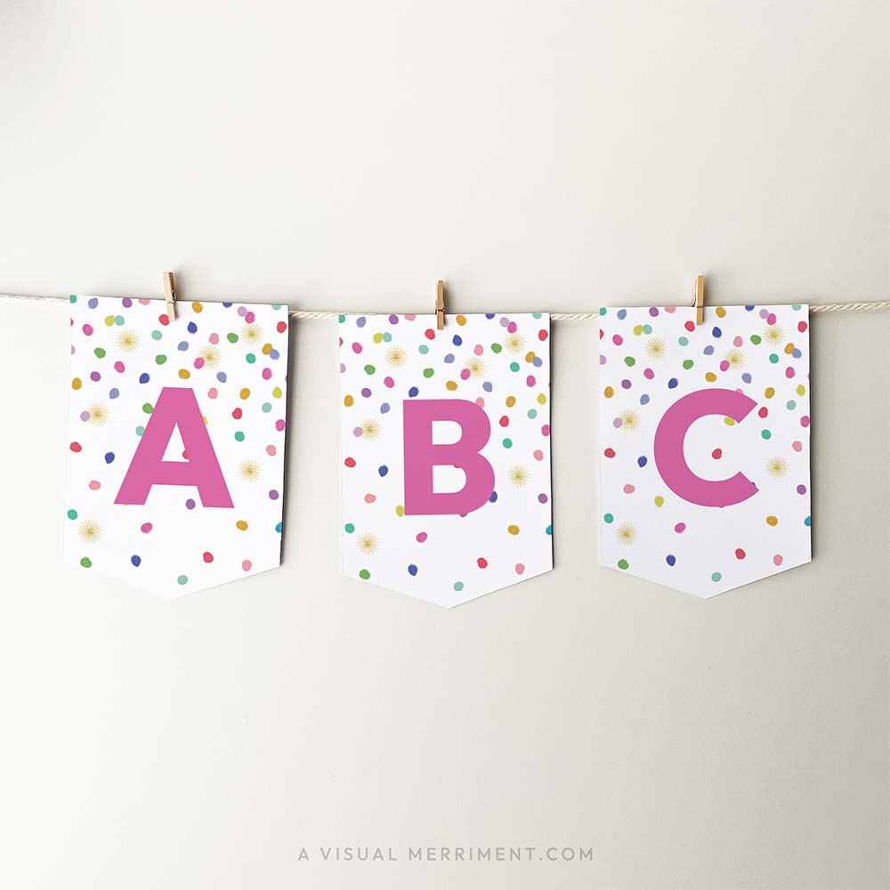 Printable Party Banners