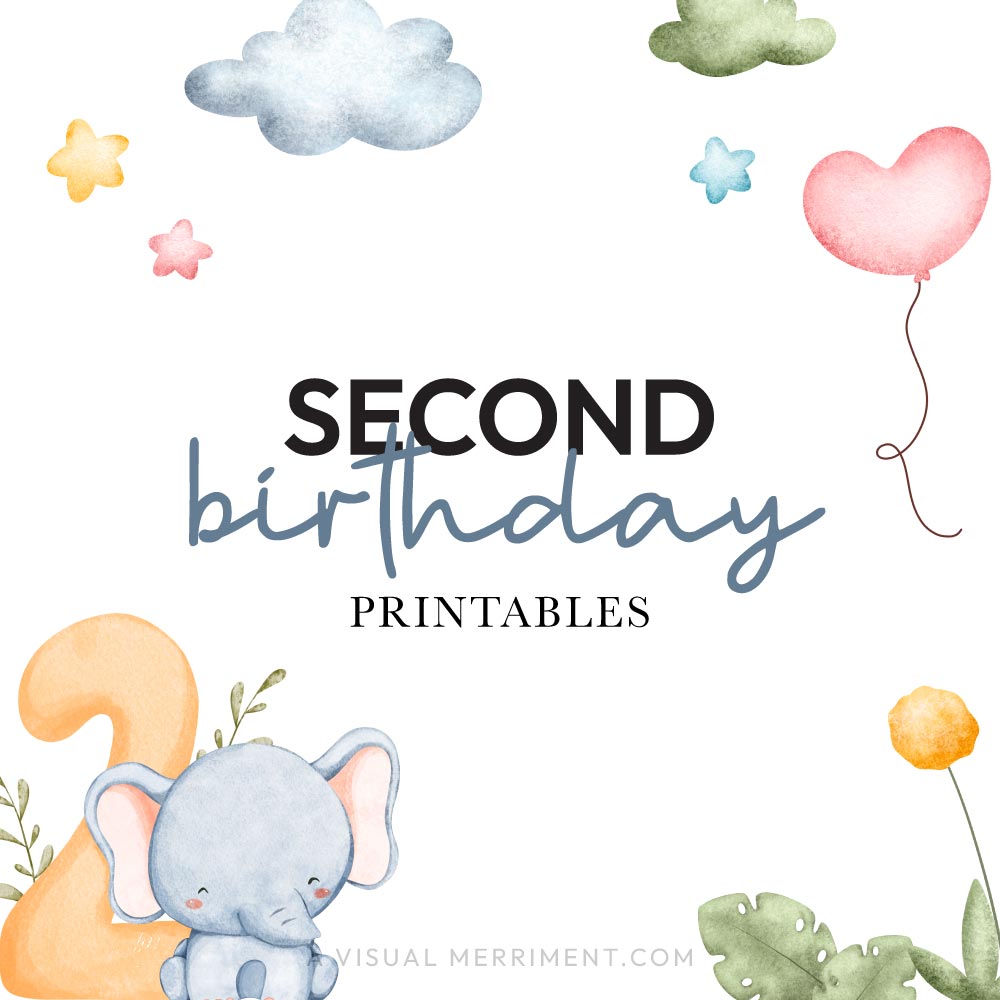 2nd Birthday Printables