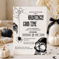 Spooky Vintage Halloween Invitation Template | Haunting Good Time