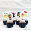 Pawty Dogs Printable Cupcake Toppers