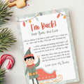 Christmas Elf Return Arrival Letter | Editable Template