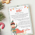 Christmas Elf First Arrival Letter | Editable Template