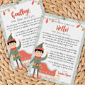 Christmas Elf Bundle: First Arrival & Goodbye Letter | Editable Template