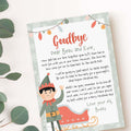 Christmas Elf Goodbye Letter | Editable Template