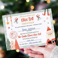 Christmas Santa Nice List Certificate | Editable Template
