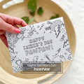 Happy Father's Day Pawpaw Printable Coloring Card