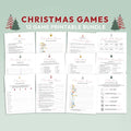 Modern Printable Christmas Game Bundle x12