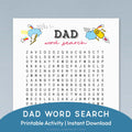 Dad Word Search Game | Printable Father's Day Activity