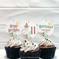 Wizard School Editable Cupcake Toppers Printable
