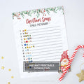 Christmas Song Emoji Pictionary Game