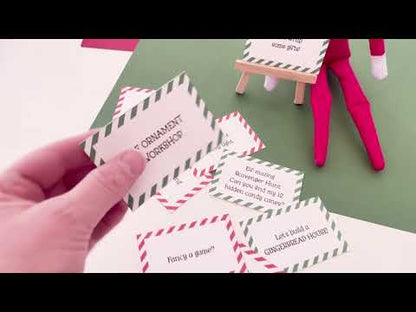 Video flipping through 72 activity & kindness elf on the shelf ideas signs and notes printable