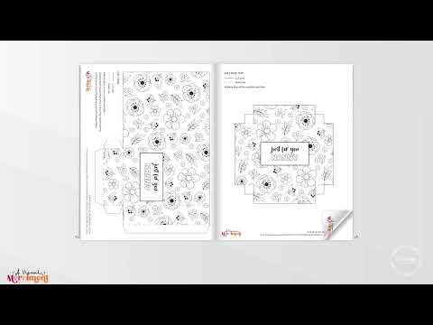 video of printable gift for Nanny flipping through activity and coloring pages