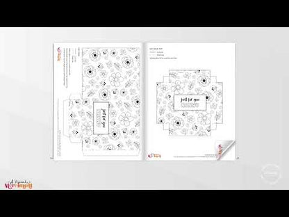 video of printable gift for Nanny flipping through activity and coloring pages